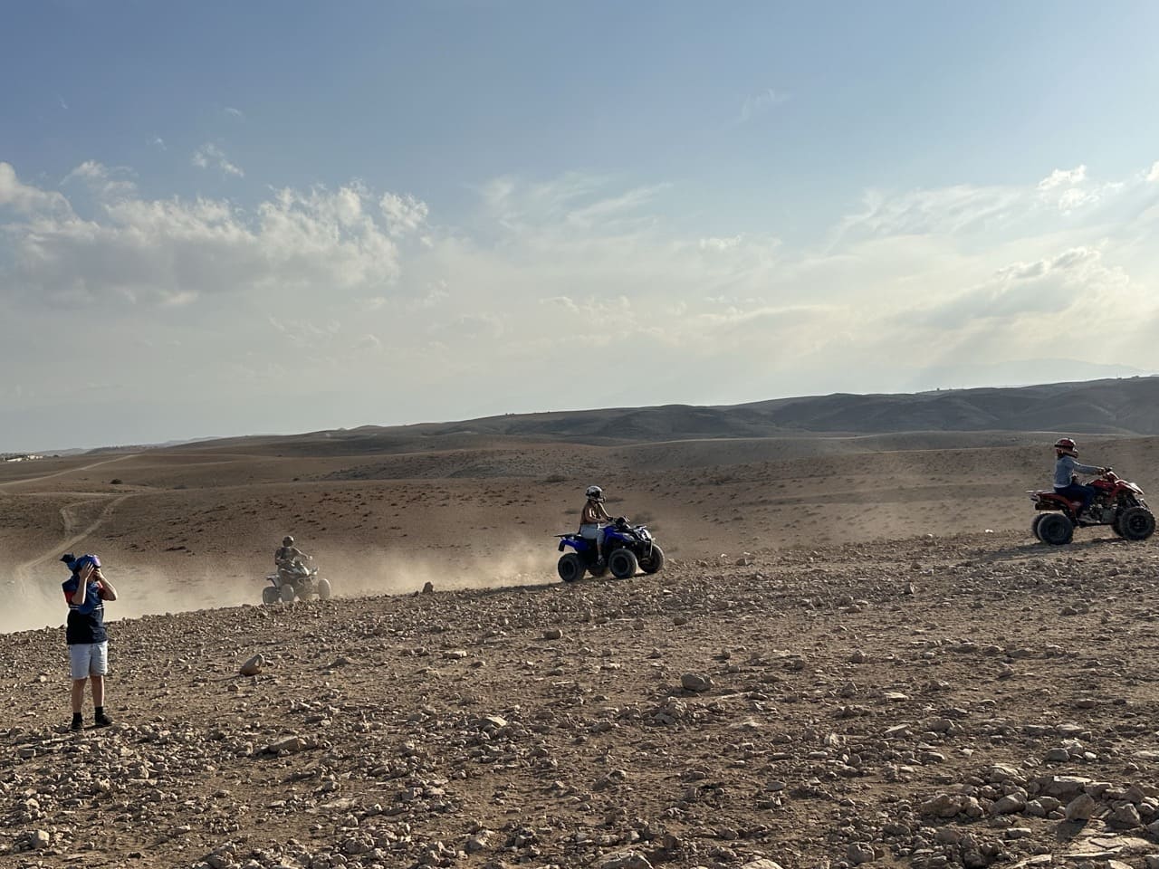 Explorez Agafay en Quad 300cc lors d'une aventure de 3 heures.