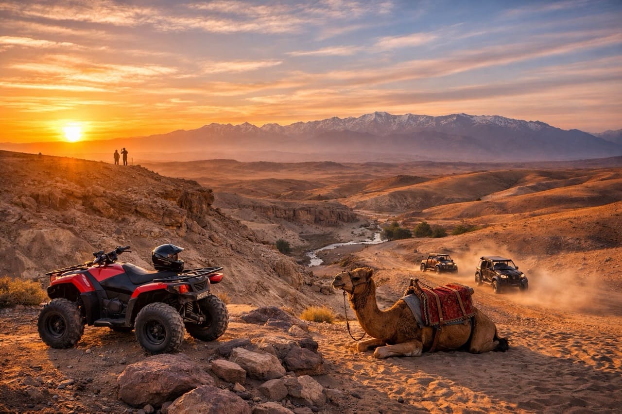 Les meilleures photos et points de vue à ne pas manquer dans le désert d’Agafay